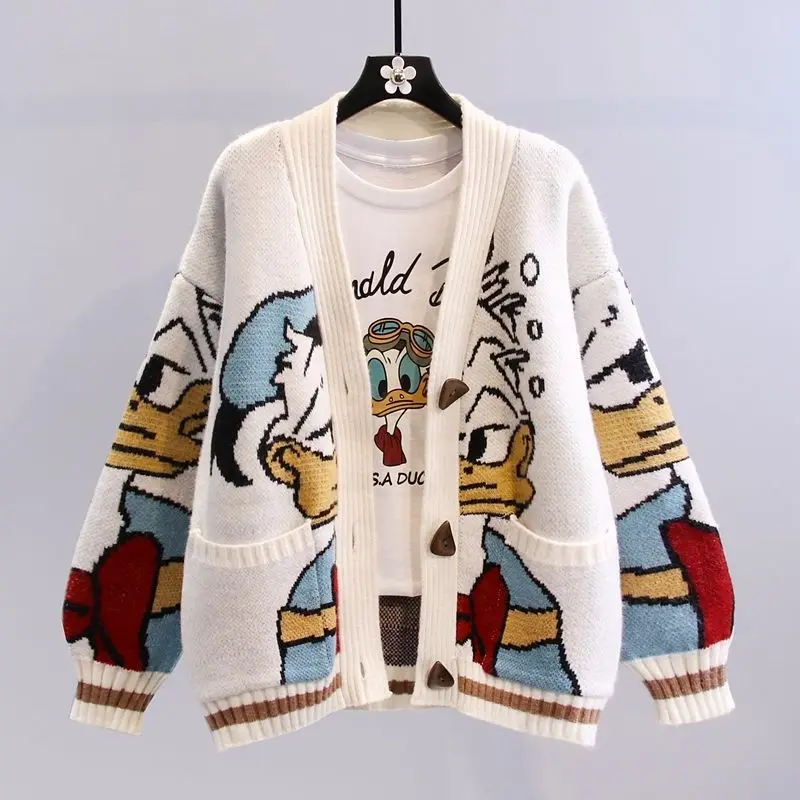 Japanese Style Cartoon Jumper Jacket Female Autumn And Winter New Loose Outer Thick Knitted Cardigan
Japanese Style Cartoon Jumper Jacket Female Autumn And Winter New Loose Outer Thick Knitted Cardigan