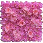 3D artificial rose flower decor wall backdrop for wedding and party