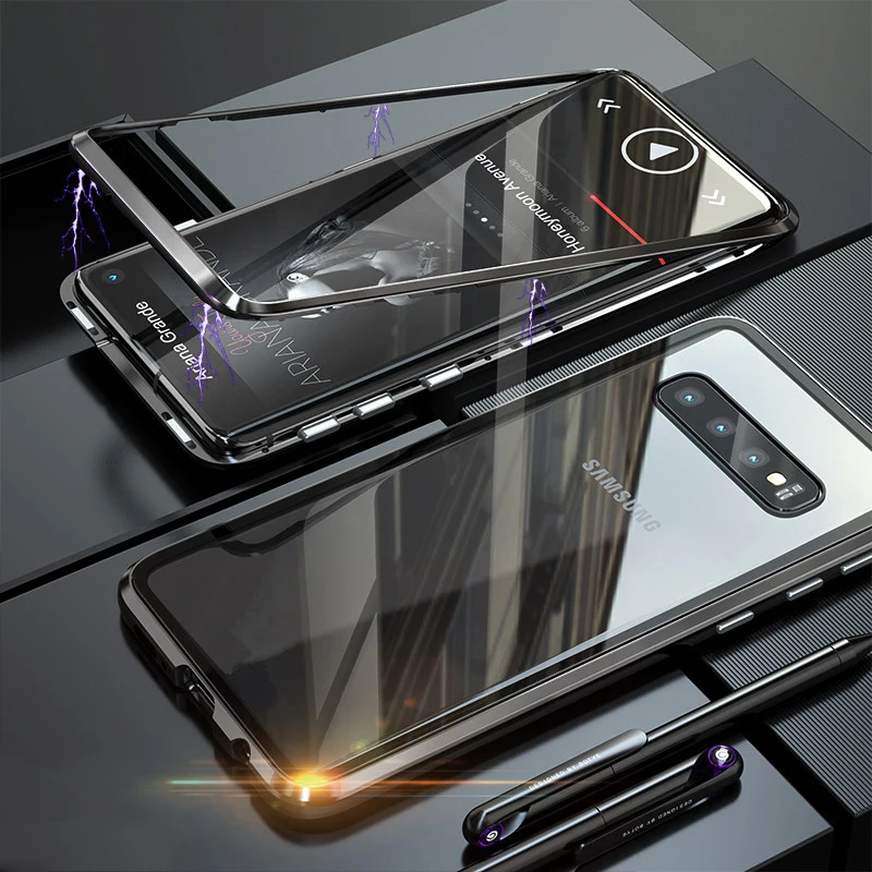 360 Full Double Glass Magnetic Phone Cover for Samsung Galaxy S8 S9 S10 Note 10 Plus, For Samsung S8 Magnetic Cover, Various
360 Full Double Glass Magnetic Phone Cover for Samsung Galaxy S8 S9 S10 Note 10 Plus, For Samsung S8 Magnetic Cover, Various