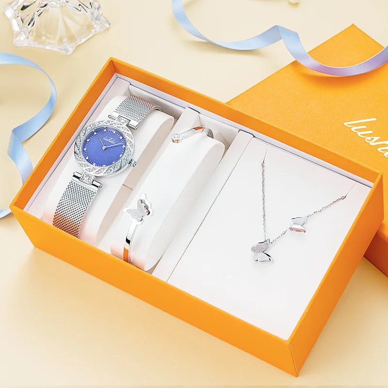 HOT sale Luxury Women Ladies Fashion Rose gold Strap Square Diamond Quartz Wrist Bracelet Watches Gift Set
HOT sale Luxury Women Ladies Fashion Rose gold Strap Square Diamond Quartz Wrist Bracelet Watches Gift Set