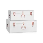 Hot Selling Multifunctional Decorative Metal Trunk Storage Boxes