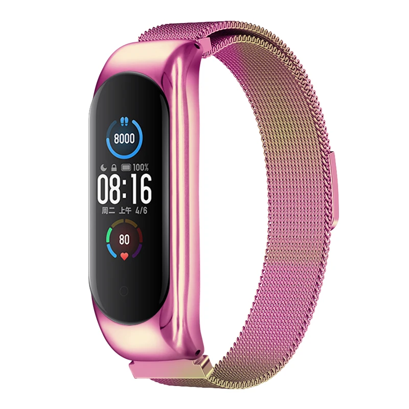For Xiaomi Mi Band 5 Strap for Mi Band 6 Metal Bracelet for Xiaomi Mi Band 6 5 4 3 Milanese Bracelets
For Xiaomi Mi Band 5 Strap for Mi Band 6 Metal Bracelet for Xiaomi Mi Band 6 5 4 3 Milanese Bracelets