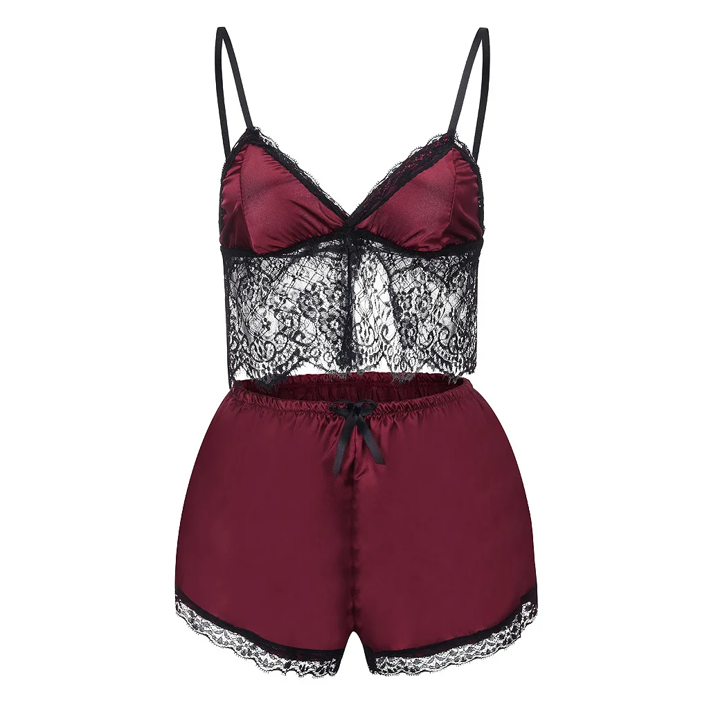 High Quality Woman Red Wholesale Transparent Lace Top Girl Sexy Pajamas Set, Picture color
High Quality Woman Red Wholesale Transparent Lace Top Girl Sexy Pajamas Set, Picture color
