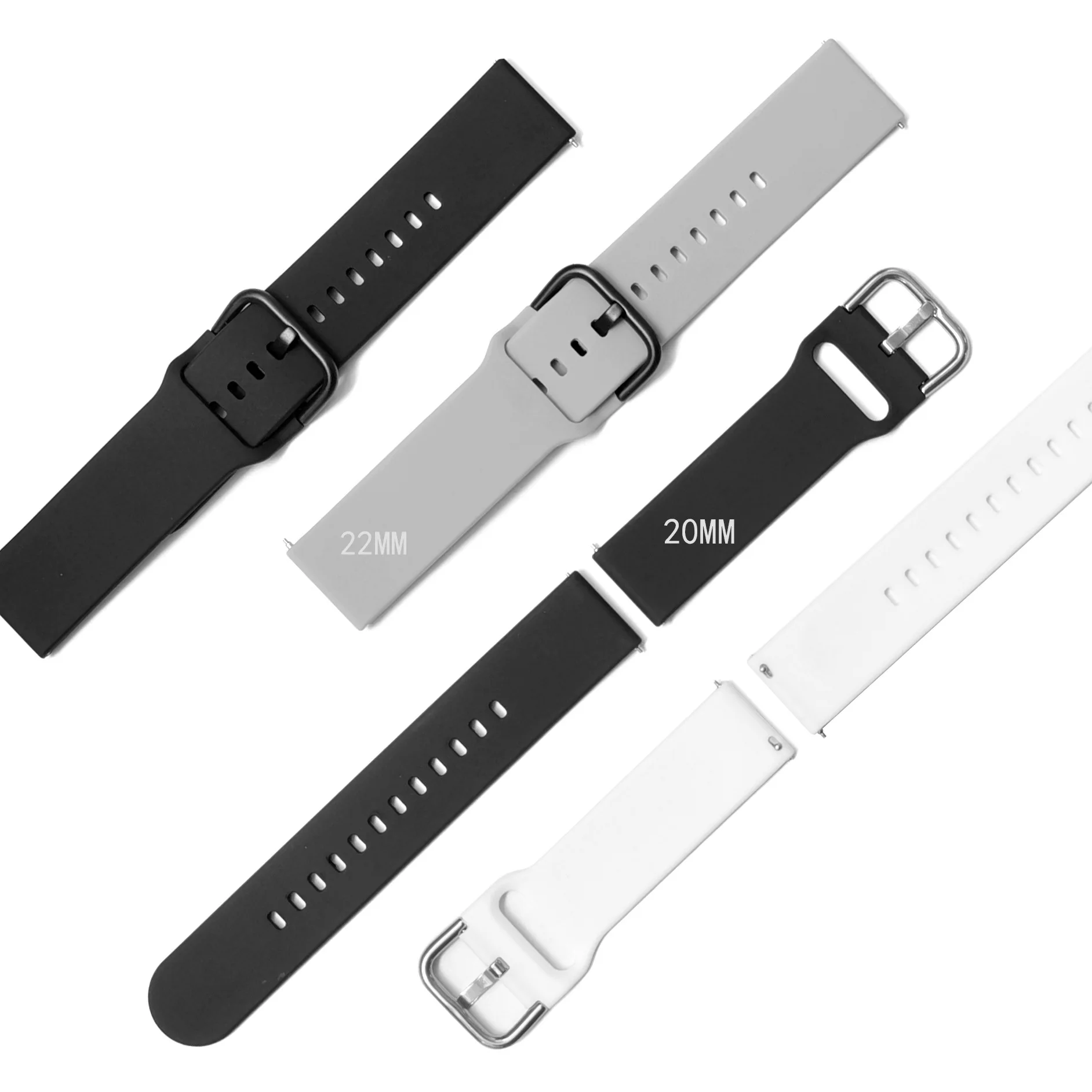 Silicone Strap For Galaxy Watch Active2 Strap for Huawei GT2 Android Wrist Bracelet 20mm 22mm Smart Watch Straps, 6 colors
Silicone Strap For Galaxy Watch Active2 Strap for Huawei GT2 Android Wrist Bracelet 20mm 22mm Smart Watch Straps, 6 colors