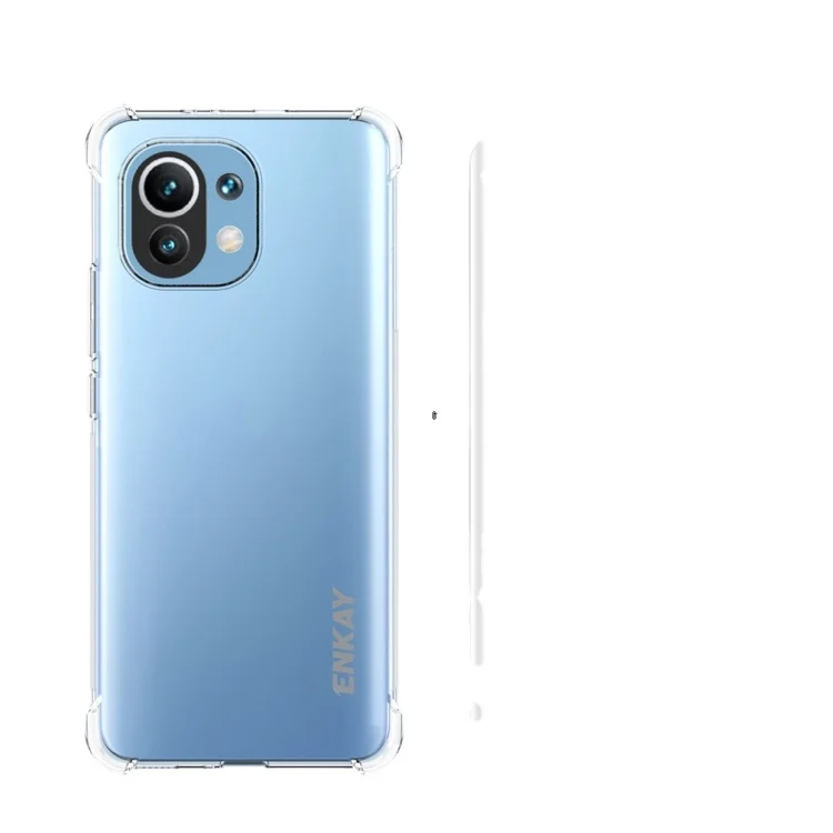 Clear TPU Shockproof Case Anti-slip Cover 3D Full Screen PET Curved HD Screen Protector Soft Film for Xiaomi Mi 11
Clear TPU Shockproof Case Anti-slip Cover 3D Full Screen PET Curved HD Screen Protector Soft Film for Xiaomi Mi 11
