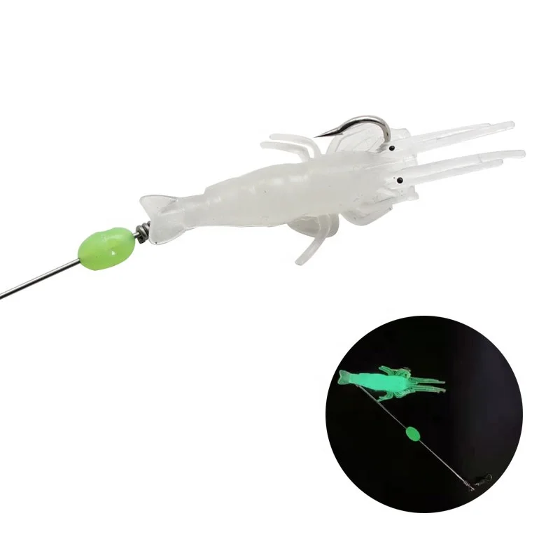 Custom luminous hanging shrimp bait with hook 4.5cm 1.8g bionic bait simulation soft bait, 6 colors
Custom luminous hanging shrimp bait with hook 4.5cm 1.8g bionic bait simulation soft bait, 6 colors