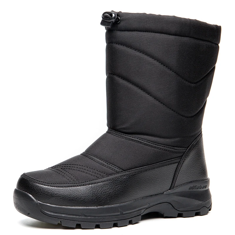 Factory Made Winter Outdoor Waterproof Anti-slip Snow Boots Comfortable Keep Warm High-top Men's Snow Boots, Black
Factory Made Winter Outdoor Waterproof Anti-slip Snow Boots Comfortable Keep Warm High-top Men's Snow Boots, Black
