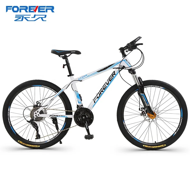 FOREVER New design Mountain bike 24/26/27.5 inch 24 Speed High carbon steel shock absorbing mountain bike for adult
FOREVER New design Mountain bike 24/26/27.5 inch 24 Speed High carbon steel shock absorbing mountain bike for adult