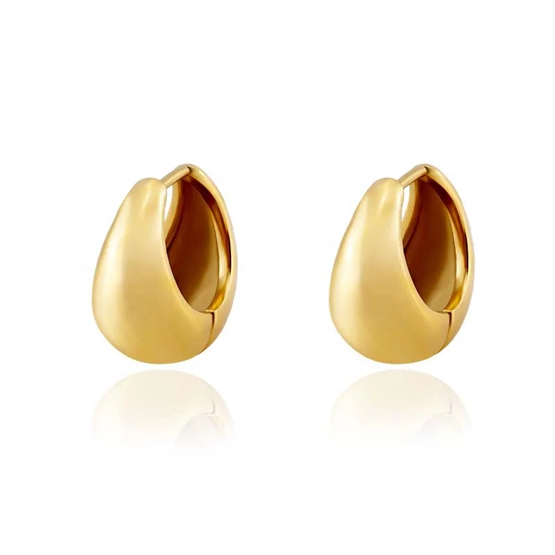 Fashion Simple Design Jewelry Stainless Steel 18K Gold U Letter Shape Women Hoop Earrings
Fashion Simple Design Jewelry Stainless Steel 18K Gold U Letter Shape Women Hoop Earrings