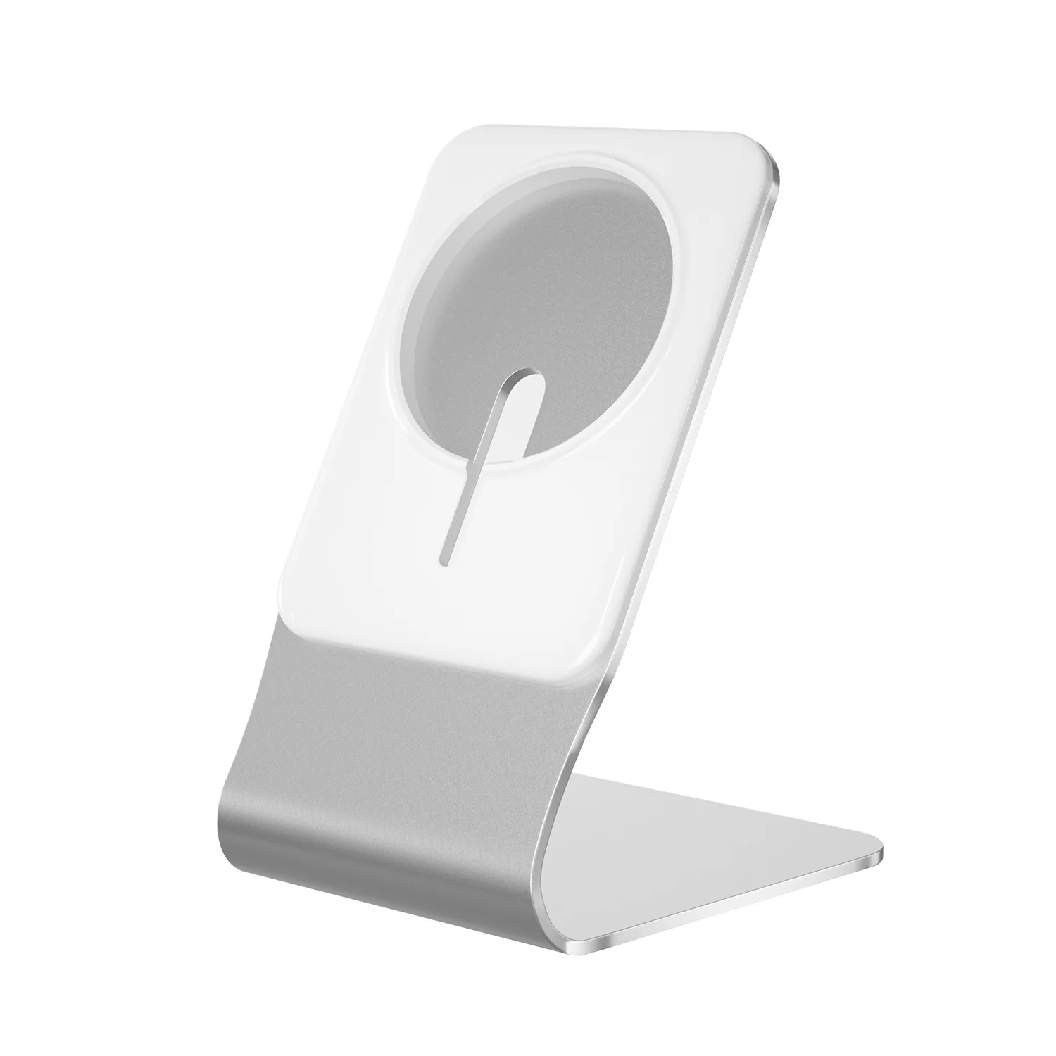 Magnetic Charger Stand Bracket Phone Holder For iPhone 12 Pro Max Mini Pro Wireless Charger Stand, Silver/gray
Magnetic Charger Stand Bracket Phone Holder For iPhone 12 Pro Max Mini Pro Wireless Charger Stand, Silver/gray