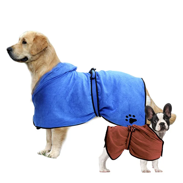 Fashinable Bathrobe Water-Absorbing Hoodie for Pet dog with Belt and Scarf for pets, Blue
Fashinable Bathrobe Water-Absorbing Hoodie for Pet dog with Belt and Scarf for pets, Blue