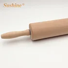 factory sells natural eco-friendy beech wooden rolling pin