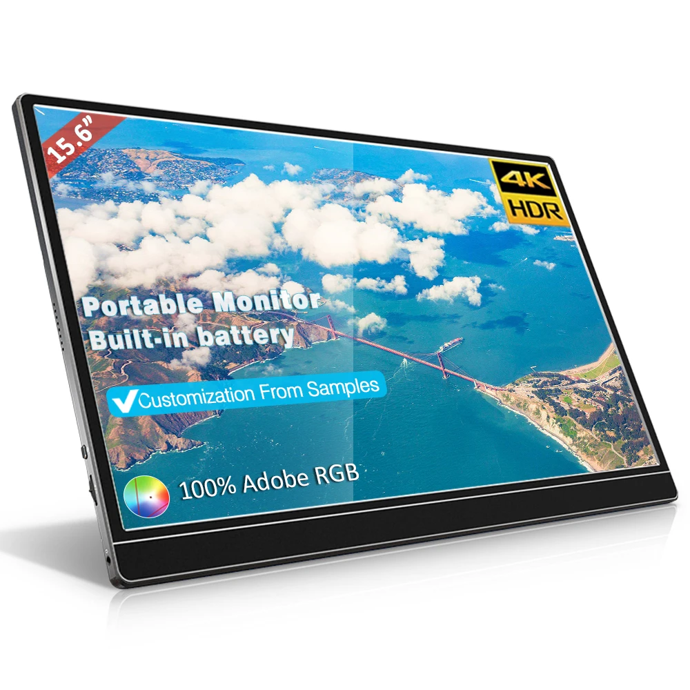 Sibolan 15.6 inch 4K Gaming Portable Monitor Built-in battery IPS Screen with Type-C HDMI for Laptop PC M-ac Phone Xbox PS5
Sibolan 15.6 inch 4K Gaming Portable Monitor Built-in battery IPS Screen with Type-C HDMI for Laptop PC M-ac Phone Xbox PS5