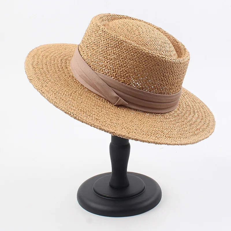 2020 New Summer Boater Straw Hats Elegant Hepburn Style Concave Top Women Leisure Holiday Beach Sun Hat
2020 New Summer Boater Straw Hats Elegant Hepburn Style Concave Top Women Leisure Holiday Beach Sun Hat