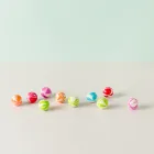 Popular design 32mm rubber solid color marble jumping oem bouncy balls for sale