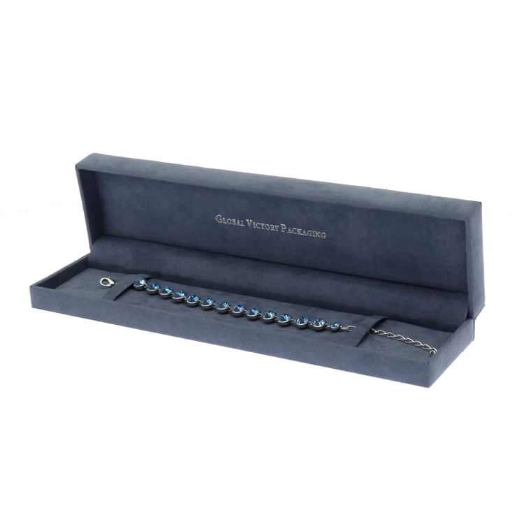 custom logo luxury pu leather gift jewelry velvet ring box