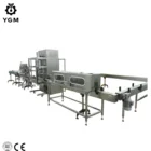 Servo control automatic coconut oil glass bottle jar filling sealing labeling machine food packaging machine