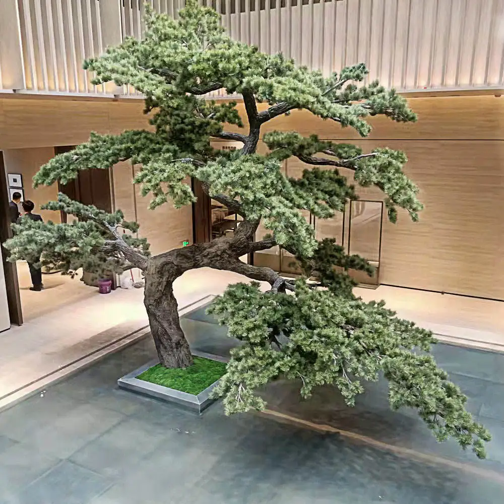 SPSS16 Factory wholesale 4-8m High 6m Wide Large Big Giant Green Simulation Podocarpus ornamental Tree Artificial Pine Tree
SPSS16 Factory wholesale 4-8m High 6m Wide Large Big Giant Green Simulation Podocarpus ornamental Tree Artificial Pine Tree