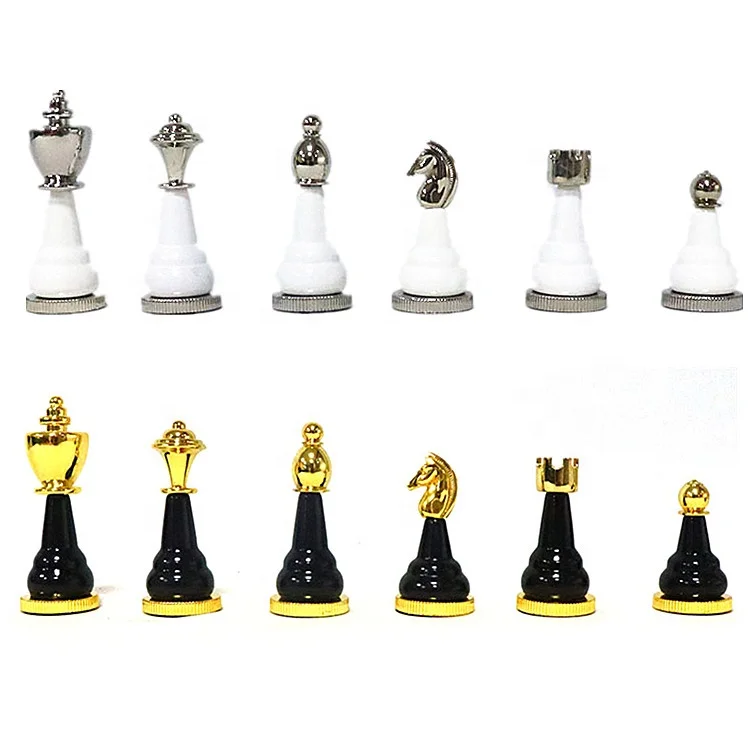 Chess Factory Custom Gold Or Silver Plated Chess Jewelry Roman Casual Chess Games, Black + white (custom design)
Chess Factory Custom Gold Or Silver Plated Chess Jewelry Roman Casual Chess Games, Black + white (custom design)