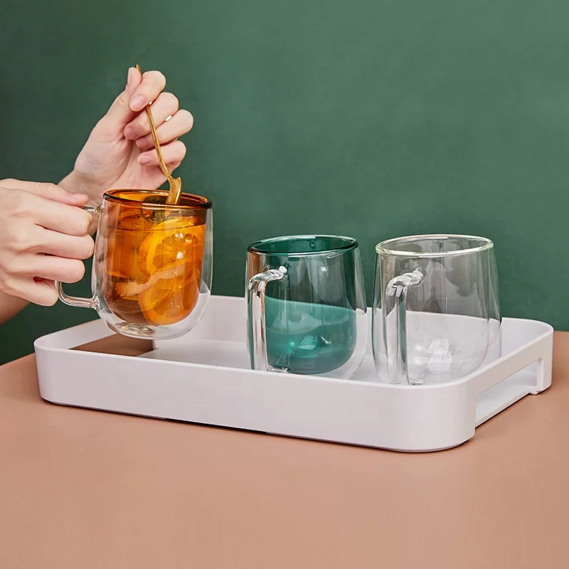 Colored Heat Resistant Glass Coffee Mug Double Wall Coffee Glasses for Tea Coffee or Juice, Clear
Colored Heat Resistant Glass Coffee Mug Double Wall Coffee Glasses for Tea Coffee or Juice, Clear
