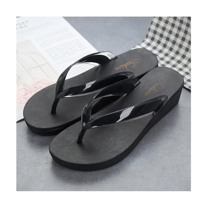 New Arrivals Thick Heeled Beach Slippers Women Fashion Thick Bottom Trend Indoors Outdoors Anti Slip Flip Flop, As picture
New Arrivals Thick Heeled Beach Slippers Women Fashion Thick Bottom Trend Indoors Outdoors Anti Slip Flip Flop, As picture