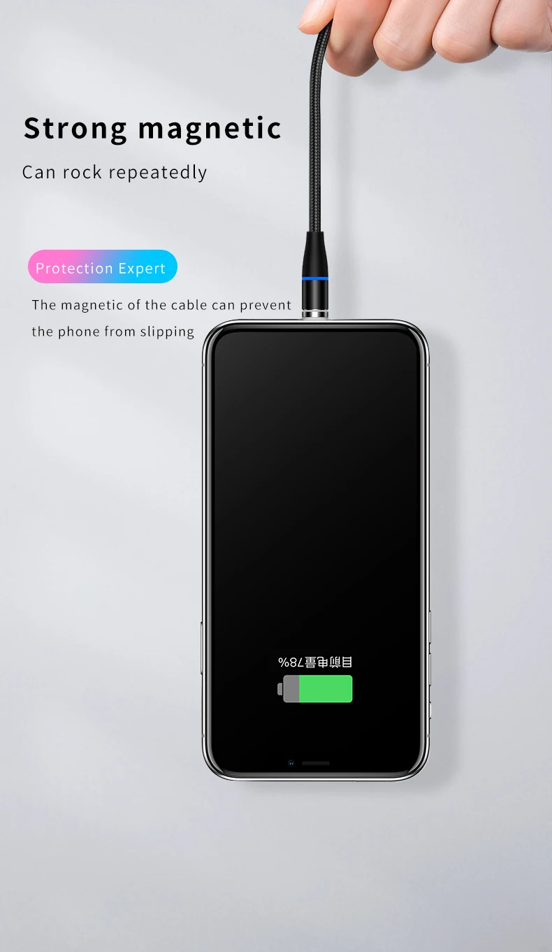 3A 1M/3FT G10 High Quality New Magnetic Charging Cable - ANKUX.COM