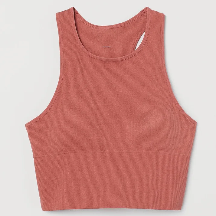 Custom Women Sexy Seamless Sports Bra Ribbed Gym Crop Top 
Custom Women Sexy Seamless Sports Bra Ribbed Gym Crop Top