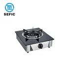 Fvgor Tempered Glass Top Gas Stove 1 Burner Gas Stove