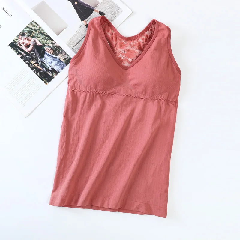 

Dropshipping Seamless Tank Top Camisole Summer Comfortable Underwear Vest Top Body Shaper Cami Shapewear