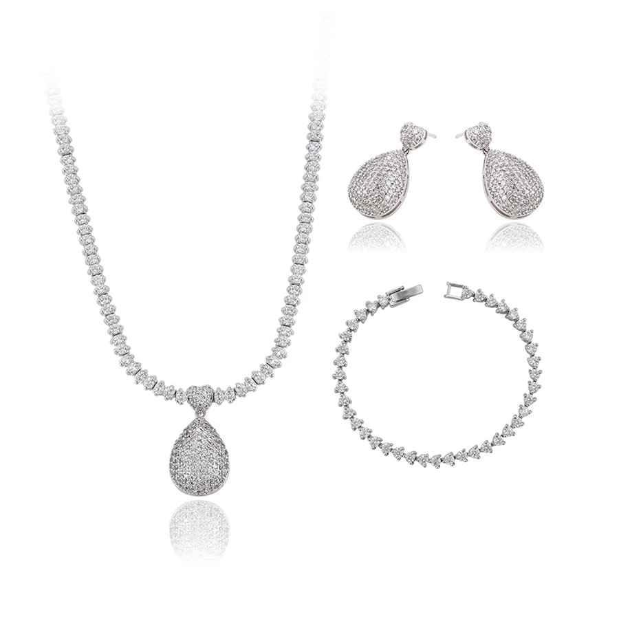S-196 xuping fashion jewelry with triangle stone 3 pcs rhodium color jewelry sets necklace and earring
S-196 xuping fashion jewelry with triangle stone 3 pcs rhodium color jewelry sets necklace and earring