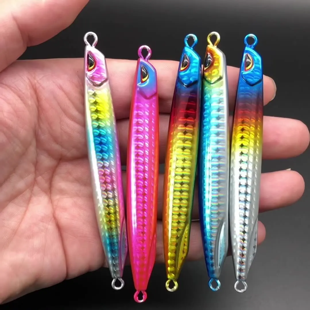 Japan DUO metal jig lure 40/60/80/100g offshore long Casting Micro slow pitch jigging deep sea fishing jig bait leurre
Japan DUO metal jig lure 40/60/80/100g offshore long Casting Micro slow pitch jigging deep sea fishing jig bait leurre