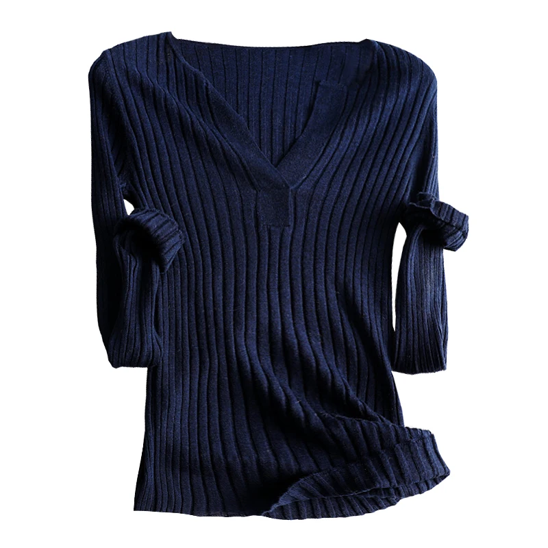 2020 New Arrival Women Long-sleeved V-neck thin bottoming shirt casual loose ladies pullover knitted sweater
2020 New Arrival Women Long-sleeved V-neck thin bottoming shirt casual loose ladies pullover knitted sweater