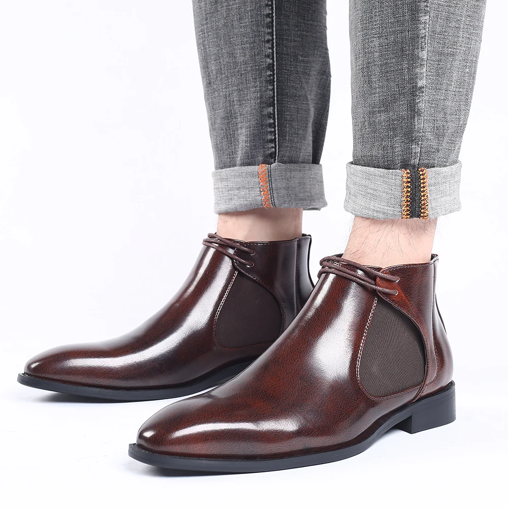 dress Casual Shoes Youth Shoes Men Breathable Fashion Footwear men casual leather sneakers Korean high-top casual leather shoes
dress Casual Shoes Youth Shoes Men Breathable Fashion Footwear men casual leather sneakers Korean high-top casual leather shoes