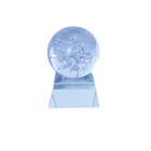 Newest Design 80mm Crystal Transparent Colorful Glass Bubble Ball for Decoration