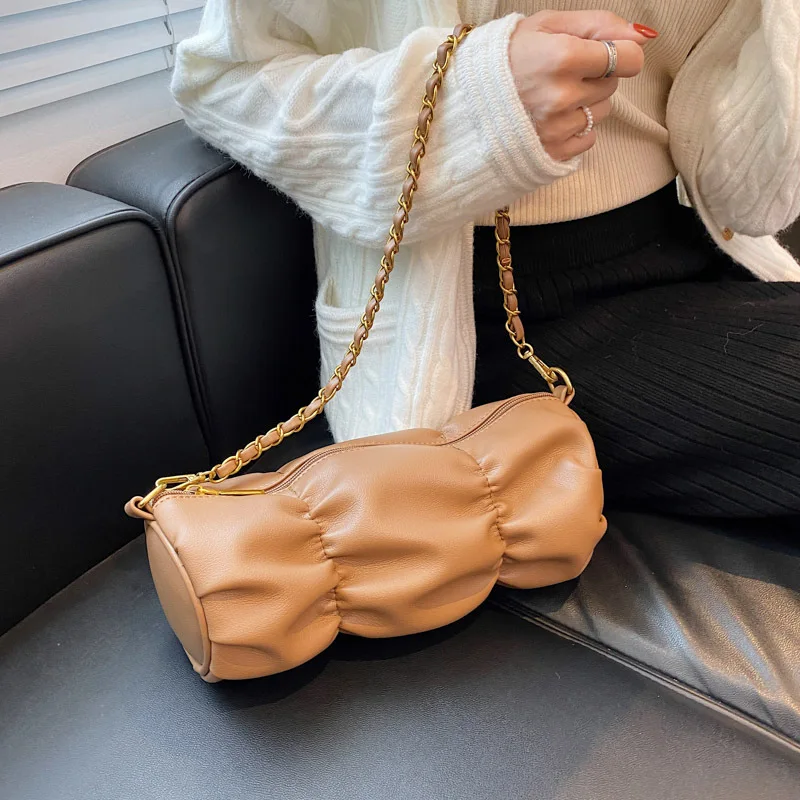 Winter style pillow shape crinkle women handbags Pu leather shoulder bag for college fashion bags for ladies girls, Different colors
Winter style pillow shape crinkle women handbags Pu leather shoulder bag for college fashion bags for ladies girls, Different colors