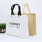 Shopping Woven Bag High Quality Heat Sealed Custom Made Lamination Cloth Shopping Non Woven Bag With Logo