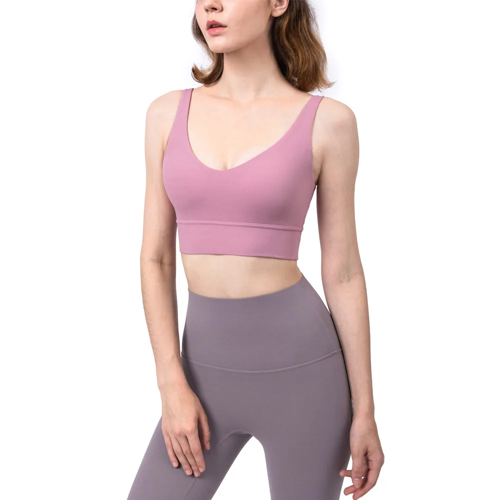 2021 new vest style deep V back sports bra charm deep V shockproof gathered Fitness Yoga underwear
2021 new vest style deep V back sports bra charm deep V shockproof gathered Fitness Yoga underwear