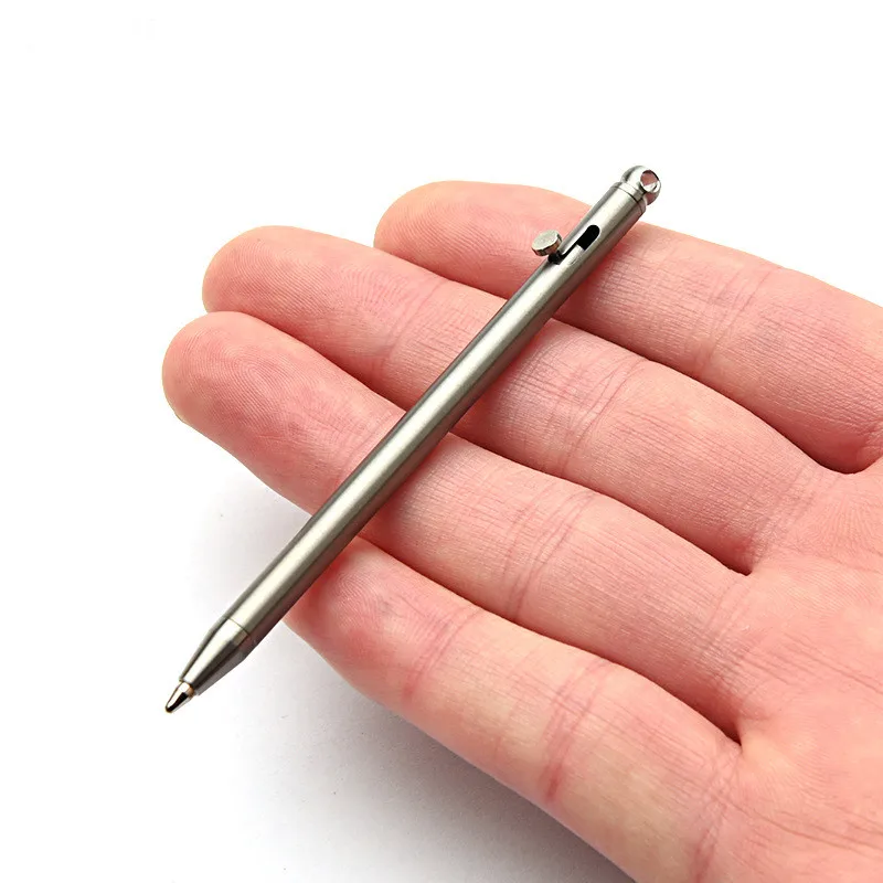 Wollet Portable EDC Gadget Outdoor Equipment Personality Creative Signature Mini Tiny Titanium Pen
