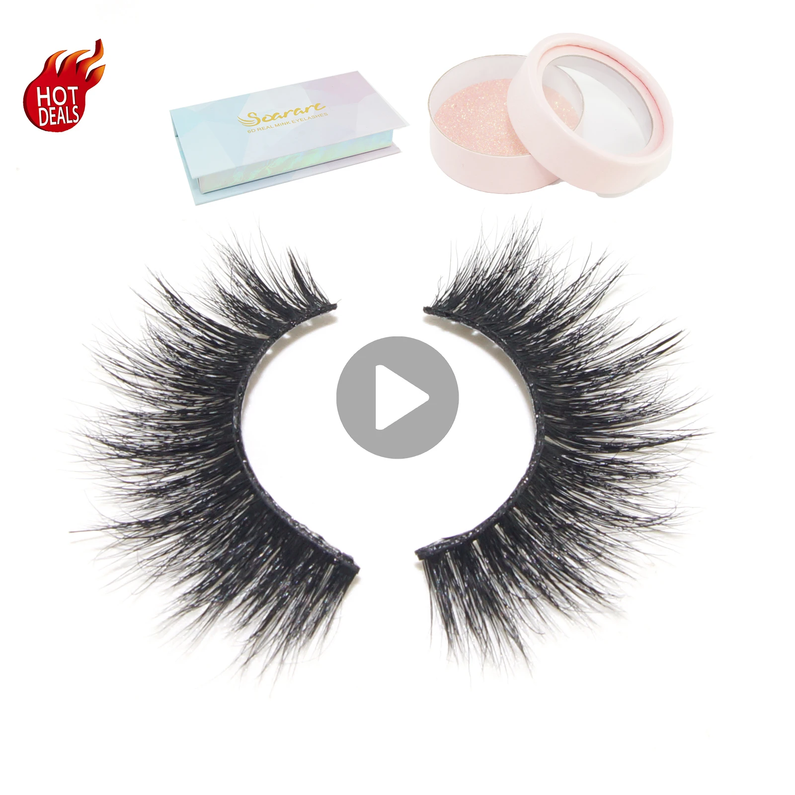 Hand made real mink eyelash lash kit natural wholesale eyelash with custom box magnetic 3D mink lashes extension, Black
Hand made real mink eyelash lash kit natural wholesale eyelash with custom box magnetic 3D mink lashes extension, Black