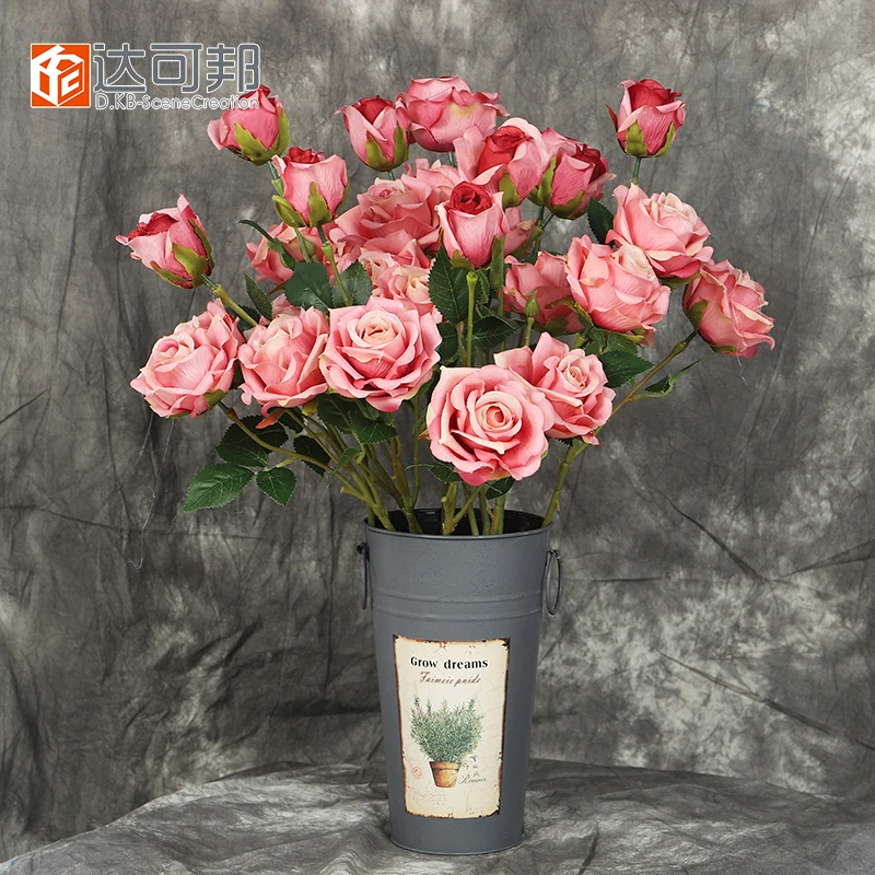 DKB Wholesales Wedding Decoration Real Touch Artificial Rose flower With Stem Flower
DKB Wholesales Wedding Decoration Real Touch Artificial Rose flower With Stem Flower