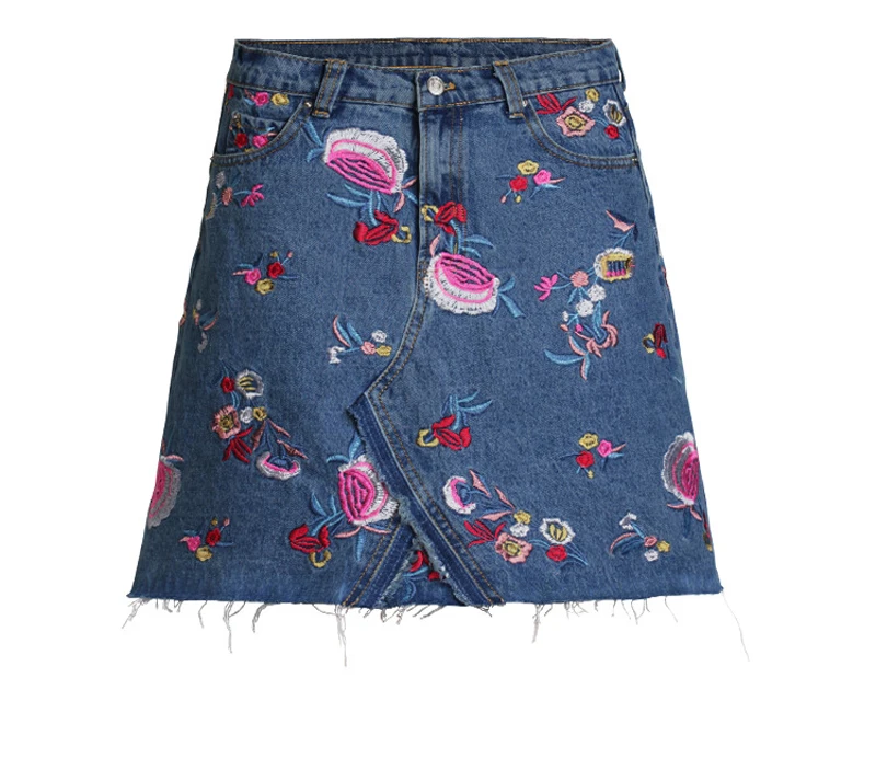 High Quality China Factory Jeans Skirt Women Casual Flower Embroidery Jeans Skirts Women Blue Fashion Jean Skirt
High Quality China Factory Jeans Skirt Women Casual Flower Embroidery Jeans Skirts Women Blue Fashion Jean Skirt