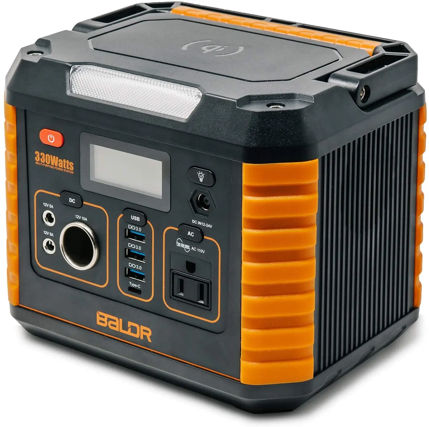 330W Portable Lithium Power Station Equipped with AC DC USB Ports Wireless Charger Pad Solar Panel Charging Available Easy Carry
330W Portable Lithium Power Station Equipped with AC DC USB Ports Wireless Charger Pad Solar Panel Charging Available Easy Carry