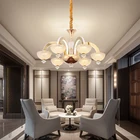 Chandelier Led Light Guzhen Cheap Modern Glass Lampshade Chandelier Led Lights For Home