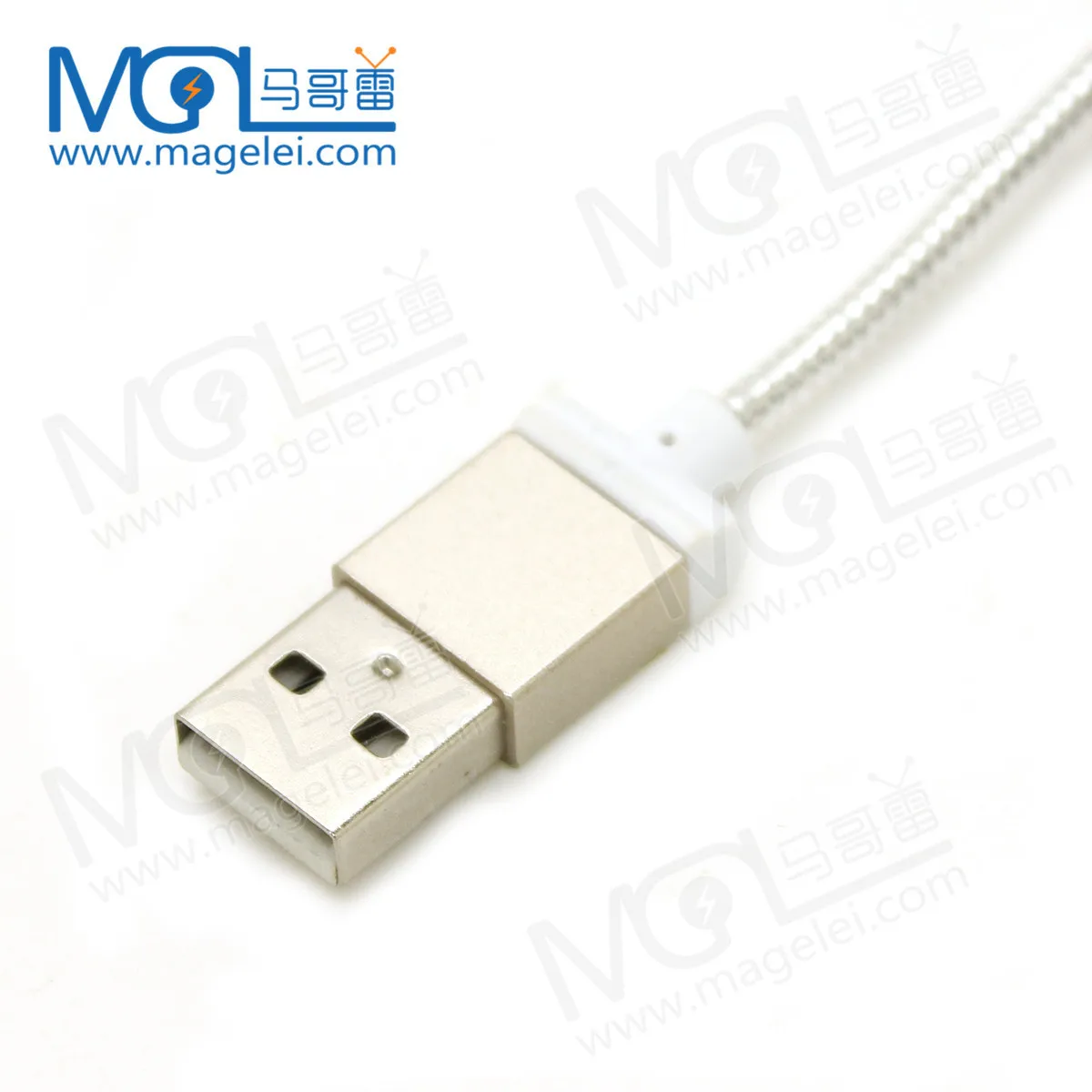1M Plastic Android Transparent Micro USB2.0 Round Data Cable - ANKUX.COM