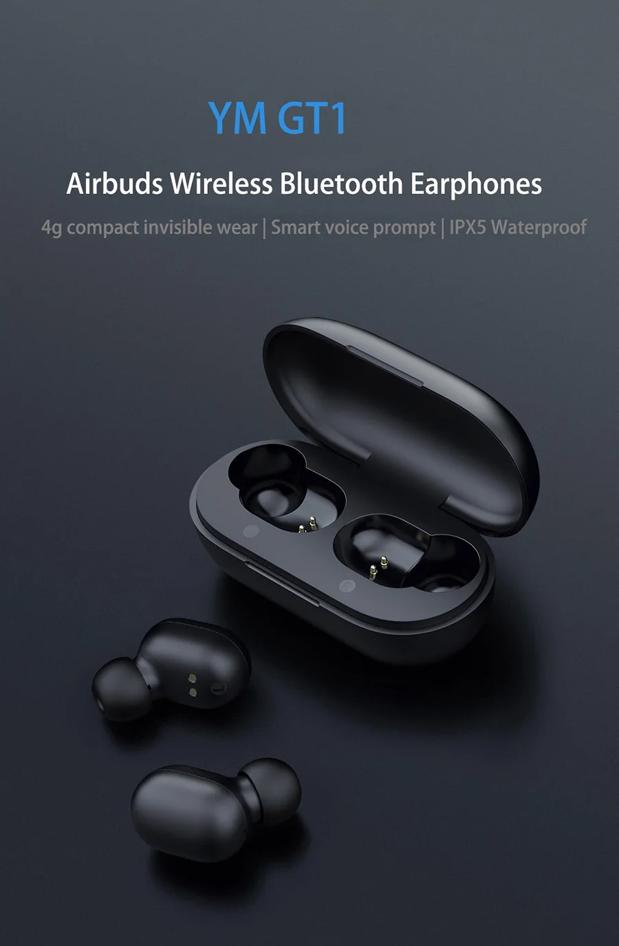 Mini True Wireless Earphone Bluetooth 5.0 Headphones Active Noise Cancellation Earbuds  Airdots