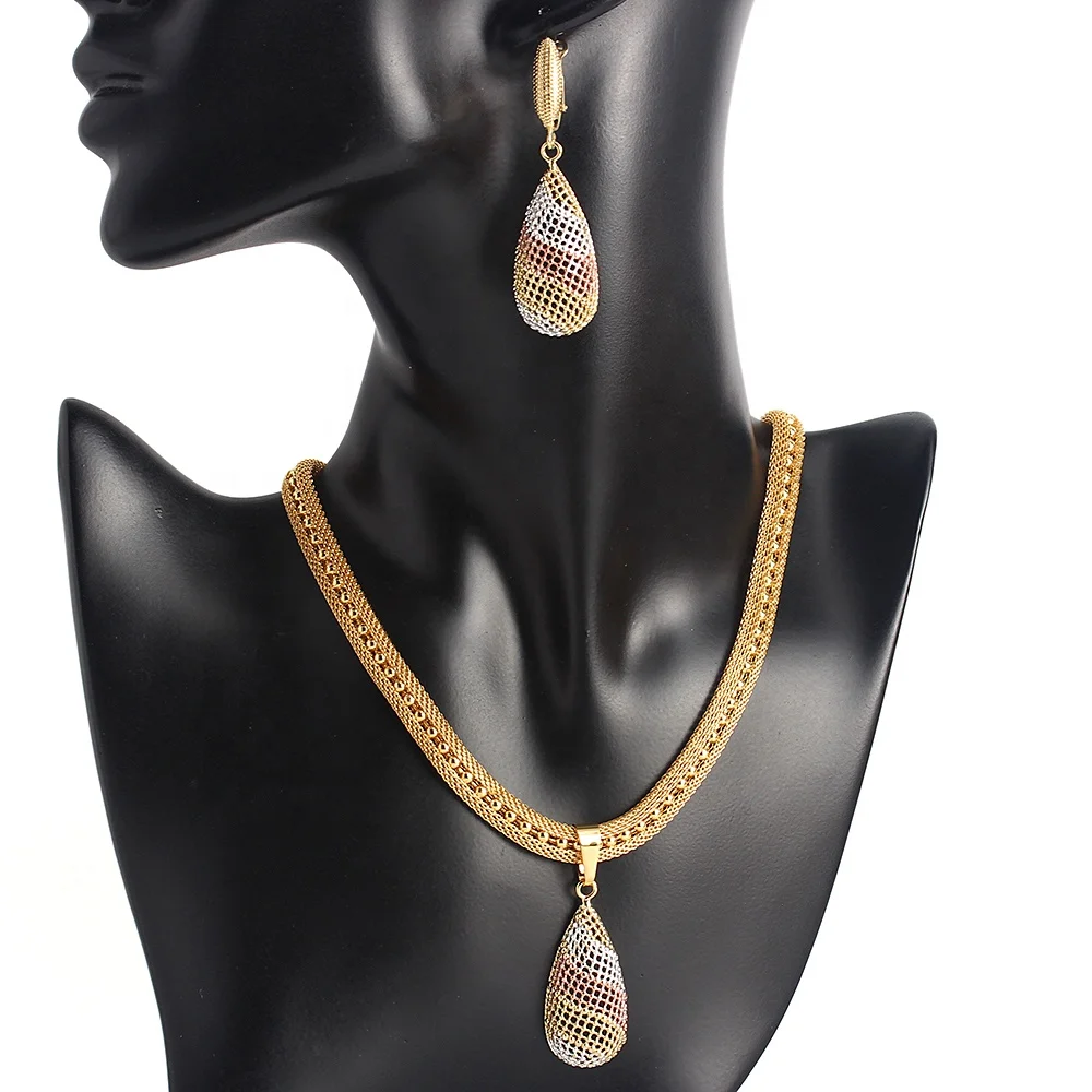 summer women gold necklace earrings collection fashion Nigeria wedding African couple little girls cheap jewelry sets
summer women gold necklace earrings collection fashion Nigeria wedding African couple little girls cheap jewelry sets