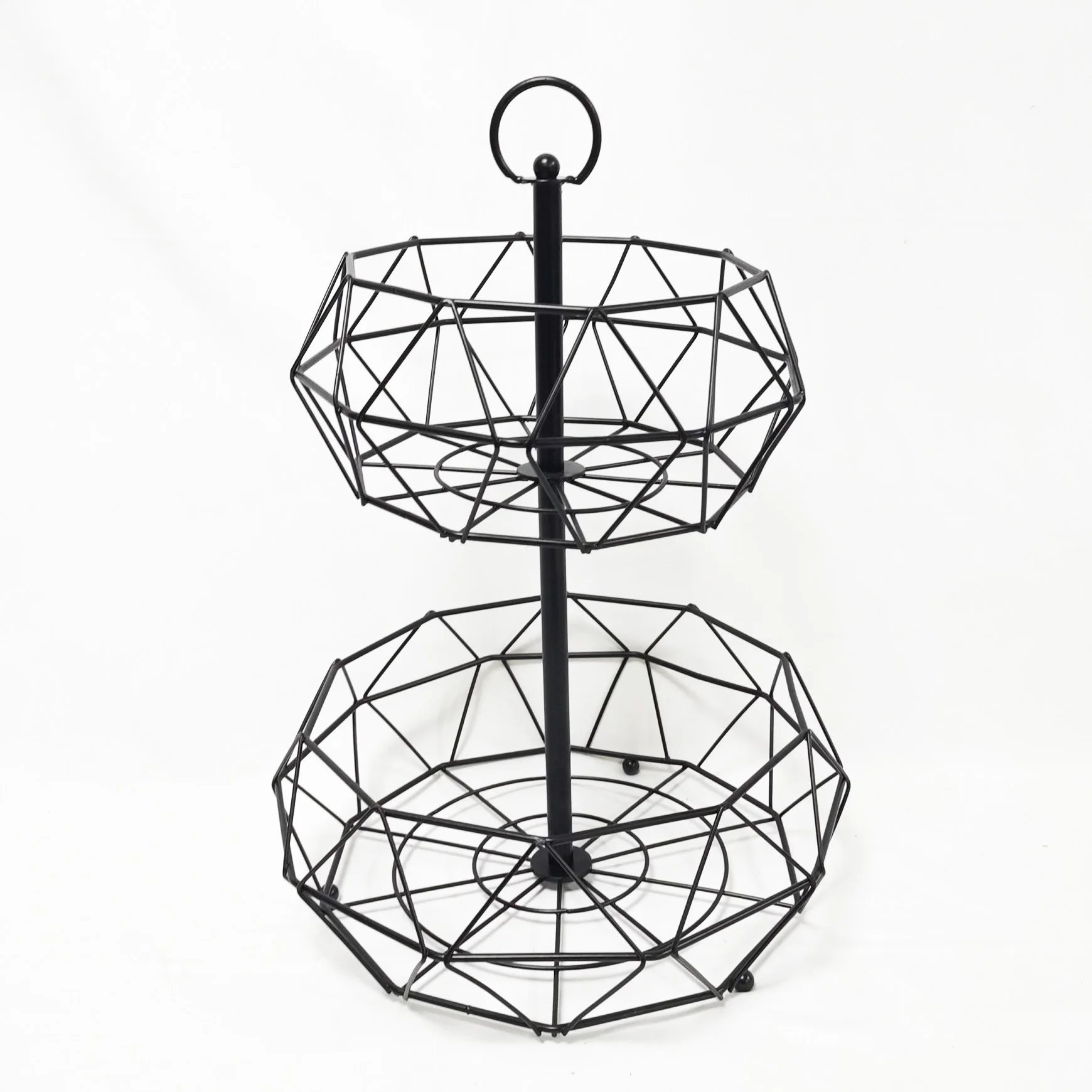 2 Tier Fruit Basket Kitchen Organizer Vegetable Rack Luxury Design with Hanging Hook Fruit Basket with Banana Hanger, Customized
2 Tier Fruit Basket Kitchen Organizer Vegetable Rack Luxury Design with Hanging Hook Fruit Basket with Banana Hanger, Customized