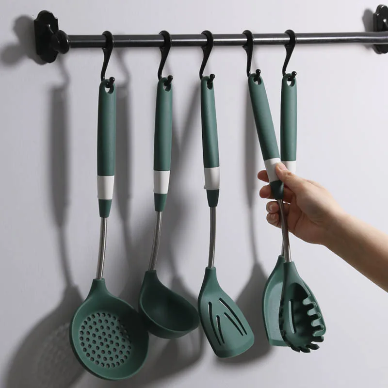 Wholesale Hot Selling 7 Pcs Kitchen Cooking Utensils Set Stainless Steel Silicone Utensils Set, Siliver
Wholesale Hot Selling 7 Pcs Kitchen Cooking Utensils Set Stainless Steel Silicone Utensils Set, Siliver