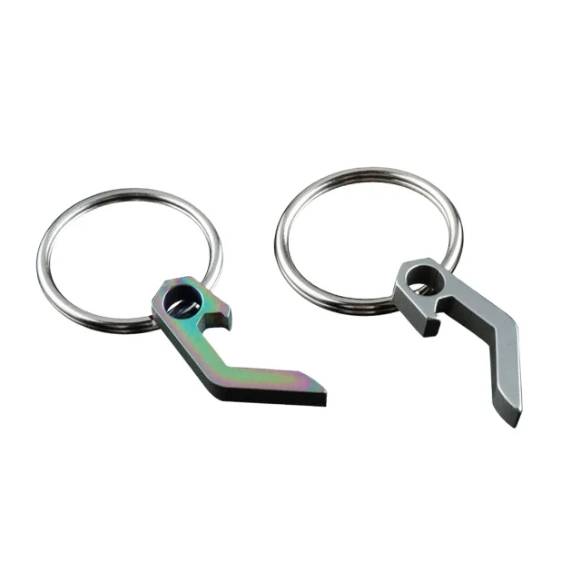 Multifunction Titanium Alloy Bottle Opener Keychain Tools And Key Ring Outdoor Camping Equipment Portable Beer Bottle Opener, Silver
Multifunction Titanium Alloy Bottle Opener Keychain Tools And Key Ring Outdoor Camping Equipment Portable Beer Bottle Opener, Silver