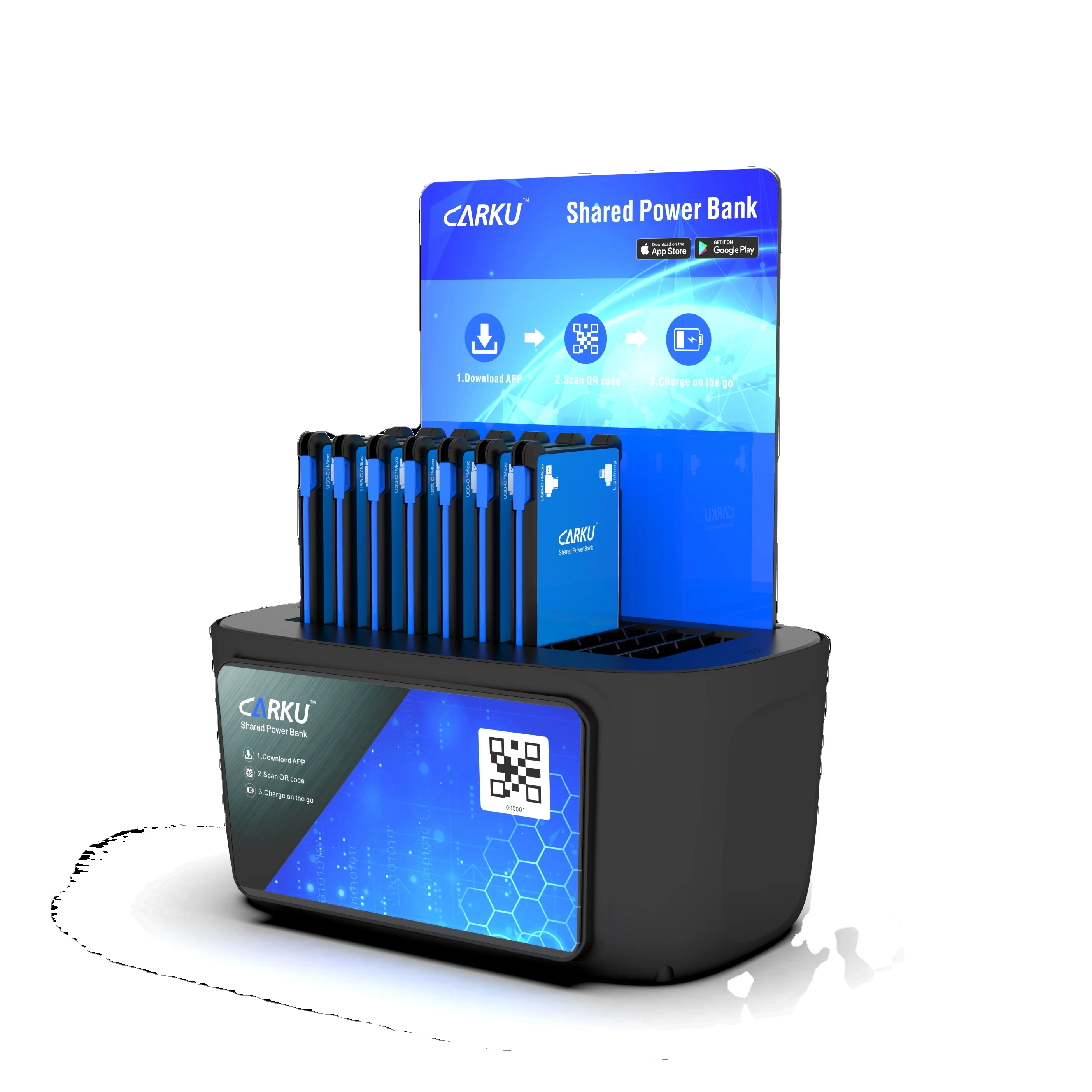 Consumer electronics in shenzhen CARKU power bank shared mobile power station for restaurant charging station
Consumer electronics in shenzhen CARKU power bank shared mobile power station for restaurant charging station